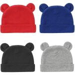 Bonnet b�b� - mignon - ensemble de chapeaux dh�pital - coton - 0 � 6 mois - oreilles dours