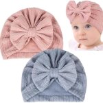 Bonnets b�b� - non sp�cifi� - turban n?ud papillon - polyester - spandex - mixte