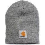 Bonnet - carhartt - tricot� - 100% acrylique - gris clair - double �paisseur