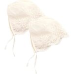 Bonnet en dentelle - non spcifi - 6 - 12 mois - lger - pour baptme - pour fille