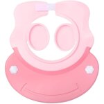 Bonnet de douche pour enfant - marque - mod�le - visi�re de douche - cache - oreilles - rose