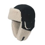 Bonnet - hiver - homme - doubl polaire - chaud - couleur unie