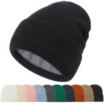 Bonnet hiver unisexe - 1 pi�ce tricot chaud extra �pais - convient pour hommes / femmes temp�rature basse ...