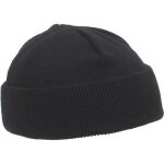 Bonnet homme militaire para noir roll - mfh - 100% polyacrylique - taille �lastique