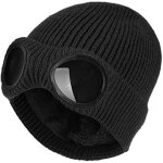 Bonnet en laine - unisexe - bonnet chaud avec lunettes - design coupe - vent - confortable - idal pour ...