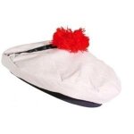 Bonnet de marin avec pompon - marque - modle - couleur principale: blanc