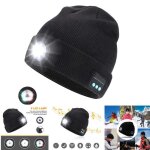Bonnet de musique bluetooth 5 led bonnet casquette sans fil casque musique chapeau cadeau de noël pour ... Bonnet de musique bluetooth 5 led bonnet casquette sans fil casque musique chapeau cadeau de noël pour ...
