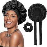 Bonnet de nuit en soiebonnet satin cheveux nuit ajustable et 1 elastiques  cheveuxbonnet satin cheveux ...