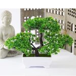 Bonsai artificiel realiste decoration interieur et extrieur plante en pot maison chambre bureau 23x16cm ...