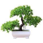 Bonsa en pin artificiel ornemental en pot pour dcorer la maison ou le bureau