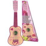 Bontempi guitare en bois à 6 cordes pour enfants rose 55 cm Bontempi guitare en bois à 6 cordes pour enfants rose 55 cm