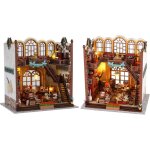 Book nook - kit diy � construire maquette 3d serre livre - biblioth�que creanook - 24 x 17 x 25 cm