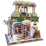 Book nook - kit diy � construire maquette 3d serre livre - flower shop nookland - 16 x 15 x 23 cm