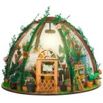 Book nook - kit diy � construire maquette 3d serre livre - jolie pergola green nook - 22 x 22 x 17 cm ...