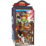 Book nook - kit diy � construire maquette 3d serre livre - ruelle japonaise nookland - 10 x 19 x 24 cm ...
