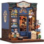 Book nook kitdiy bois maison miniature a construire adultes diy miniature house puzzle 3dd�coration d�tag�rebo ...