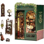 Booknook - kit book nook - 139 pcs - miniature a construire - avec lumi�re led owl bookstore - cadeaux ...