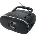 Boombox - muse - radio cd vintage - lecteur de cd - tuner radio analogique - haut - parleur intgr