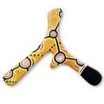 Boomerang - boomerangfan - bhoot - droitier - envergure 31cm - bouleau de finlande - vent l�ger