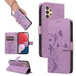 Boonget etui samsung galaxy a13 4g - a13 5g (6. 6) housse t�l�phone flip en abricot fleur arbre motif ...