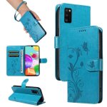 Boonget etui samsung galaxy a41 (6. 1) housse t�l�phone flip en abricot fleur arbre motif housse de protection ...