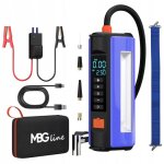 Booster batterie voiture 1000a mbg line 840ch pro 4 - en - 1 avec compresseur 150 psi power bank 10400 ...