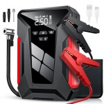 Booster batterie voiture avec 150psi gonfleur pneus 12v d�marreur voiture puissant jump starter avec ...
