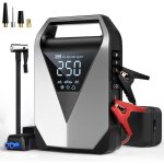 Booster batterie voiture multifonction - swapy - 6 en 1 - compresseur 150 psi - 3000a pour 12v - �cran ...