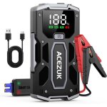 Booster batterie voiture - swapy - 5000a - pour moteurs jusqu� 5. 5l diesel ou 7. 0l gaz - �cran lcd ...