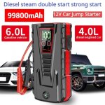 Booster batterie voiture12v - 99800mah - d�marreur de voiture - �cran led - batterie externe portable ...