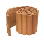 Bordure en rouleau - bois exotique - 4. 5x180x20cm