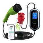 Borne - bornier qoltec - 52436 - chargeur pour voiture �lectrique ev 11 kw 400 v wifi tuya 5 m