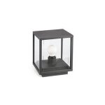 Borne exterieur gris nala - faro - 70772 - m�tal - contemporain - jardin