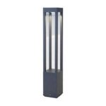 Borne extrieure faro agra - 1led 5w - fonte daluminium - gris fonc
