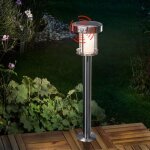 Borne solaire dtection de mouvement ancona pro duo color (blanc chaud ou froid)