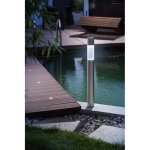 Borne solaire élégante pole light bi couleur Borne solaire élégante pole light bi couleur