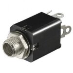 Bornier audio jack 6. 35mm st�r�o avec switch