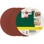 Bosch 25 disques abrasifs excentriques 125 mm Bosch 25 disques abrasifs excentriques 125 mm