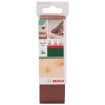 Bosch 2609256186 set de 3 rubans abrasifs pour ponceuse � ruban 40 x 303 mm grain 60 - 80 - 120 x 1