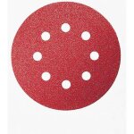 Disques abrasifs - bosch - � 125 mm - 5 pi�ces - grain 60 - 8 trous