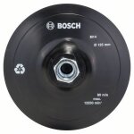 Accessoire de pon�age - bosch - plateau auto - agrippant - 125 mm - caoutchouc - haute r�sistance
