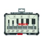 Coffret de fraises - bosch professional - 2607017465 - 6 fraises droites - 12 / 16 / 20 mm - queue de ...