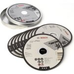 Bosch bote de 10 disques  trononner pour linox et le mtal 125 mm x 1 mm