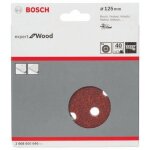 Bosch disques abrasifs c430 pour ponceuse excentrique - 8 trous - pack de 5 -  125 mm - grain 40