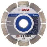 Disque  trononner diamant - bosch - standard for stone - 125 mm - alsage 2223 mm - hauteur 10 mm