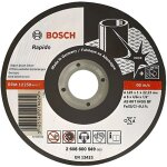 Bosch disque  trononner pour mtal  moyeu plat - 10x125mm - inox