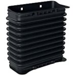 Bosch hez9vdss2 accessoire pour table de cuisson avec hotte aspirante canal plat connecteur manchon flexible ...