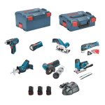 Bosch kit 12v bmk7 - 28ad3 (gsr 12v - 15 + gks 12v - 26 + gws 12v - 76 + gst 12v - 70 + gop 12v - 28 ... Bosch kit 12v bmk7 - 28ad3 (gsr 12v - 15 + gks 12v - 26 + gws 12v - 76 + gst 12v - 70 + gop 12v - 28 ...