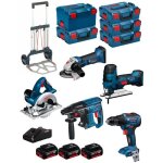 Bosch kit 18v bk501 (gst 18v - lis + gks 18v - li + gbh 18v - 21 + gws 18 - 125v - li + gsr 18v - 55 ... Bosch kit 18v bk501 (gst 18v - lis + gks 18v - li + gbh 18v - 21 + gws 18 - 125v - li + gsr 18v - 55 ...