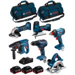 Bosch kit 18v bk601bag (gdx 18v - 180 + gsr 18v - 55 + gks 18v - li + gst 18v - li s + gbh 18v - 21 + ...
